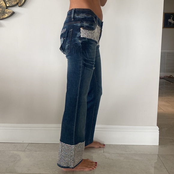 Phillip Plein rhinestone jeans - Picture 6 of 14